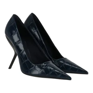 Salvatore Ferragamo Womens Navy Pump