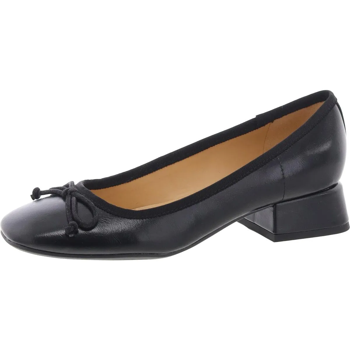 Saruh 3 Womens Bow Faux Leather Pumps
