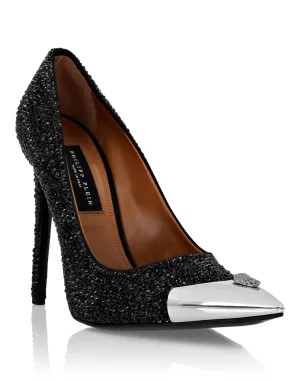 Satin Hi-Heels Mix Strass