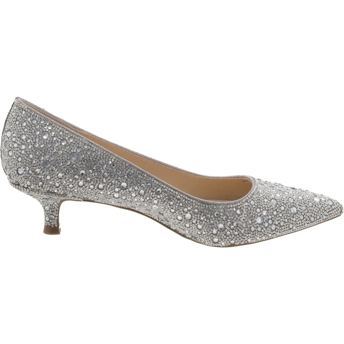 Scout Womens Shimmer Rhinestone Kitten Heels