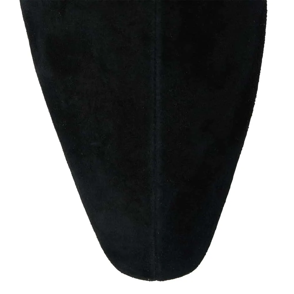 Seattle Boot in Black Suede