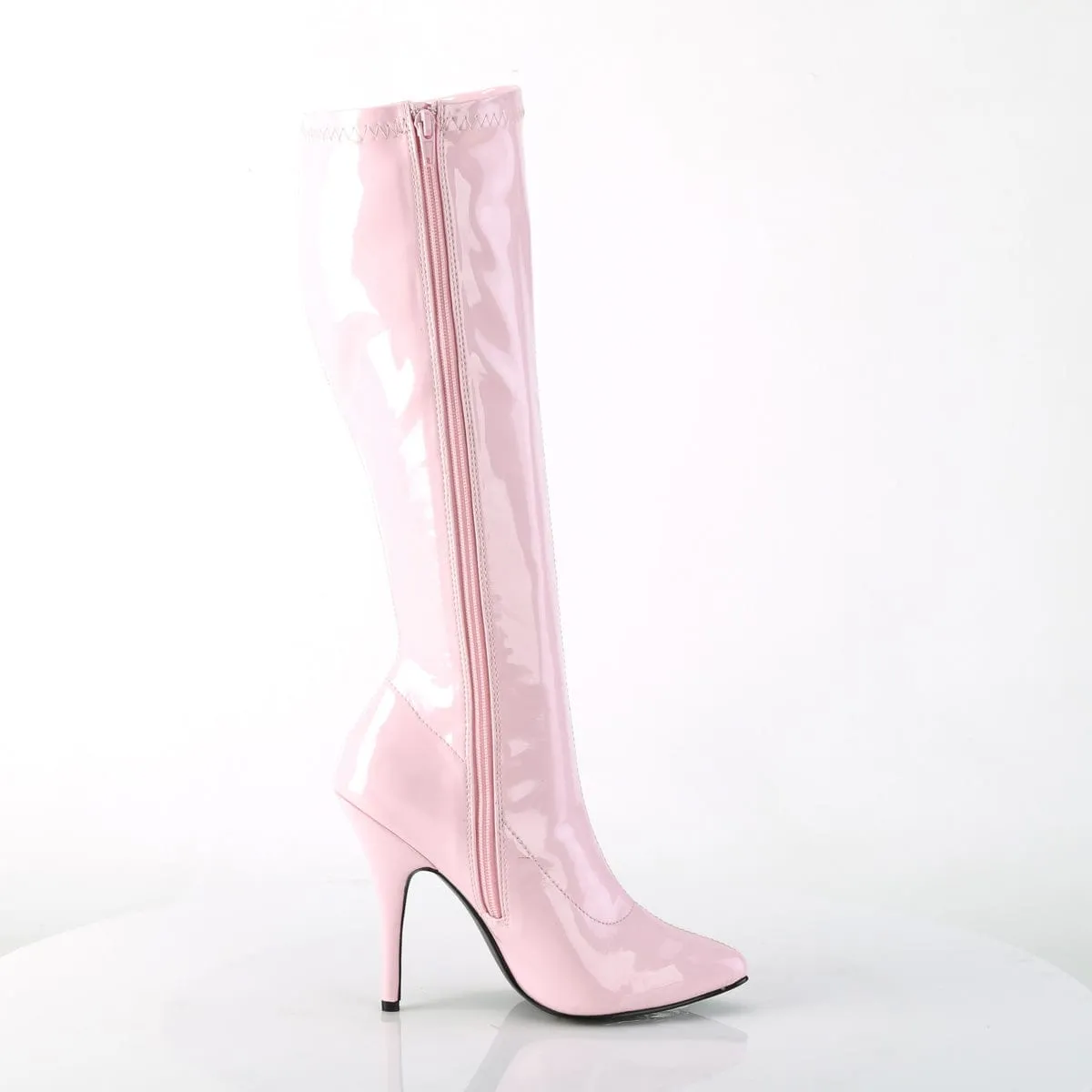 SEDUCE-2000 Baby Pink Stretch Patent
