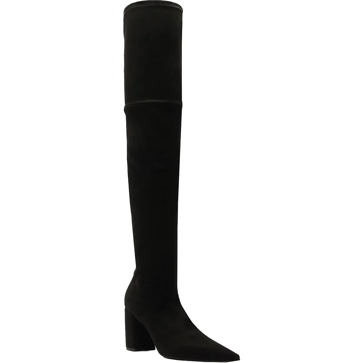Serenity Over the Knee Womens Block Heel Over-The-Knee Boots