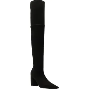 Serenity Over the Knee Womens Block Heel Over-The-Knee Boots