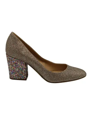 Sergio Rossi Glitter Pumps in Multicolor Leather