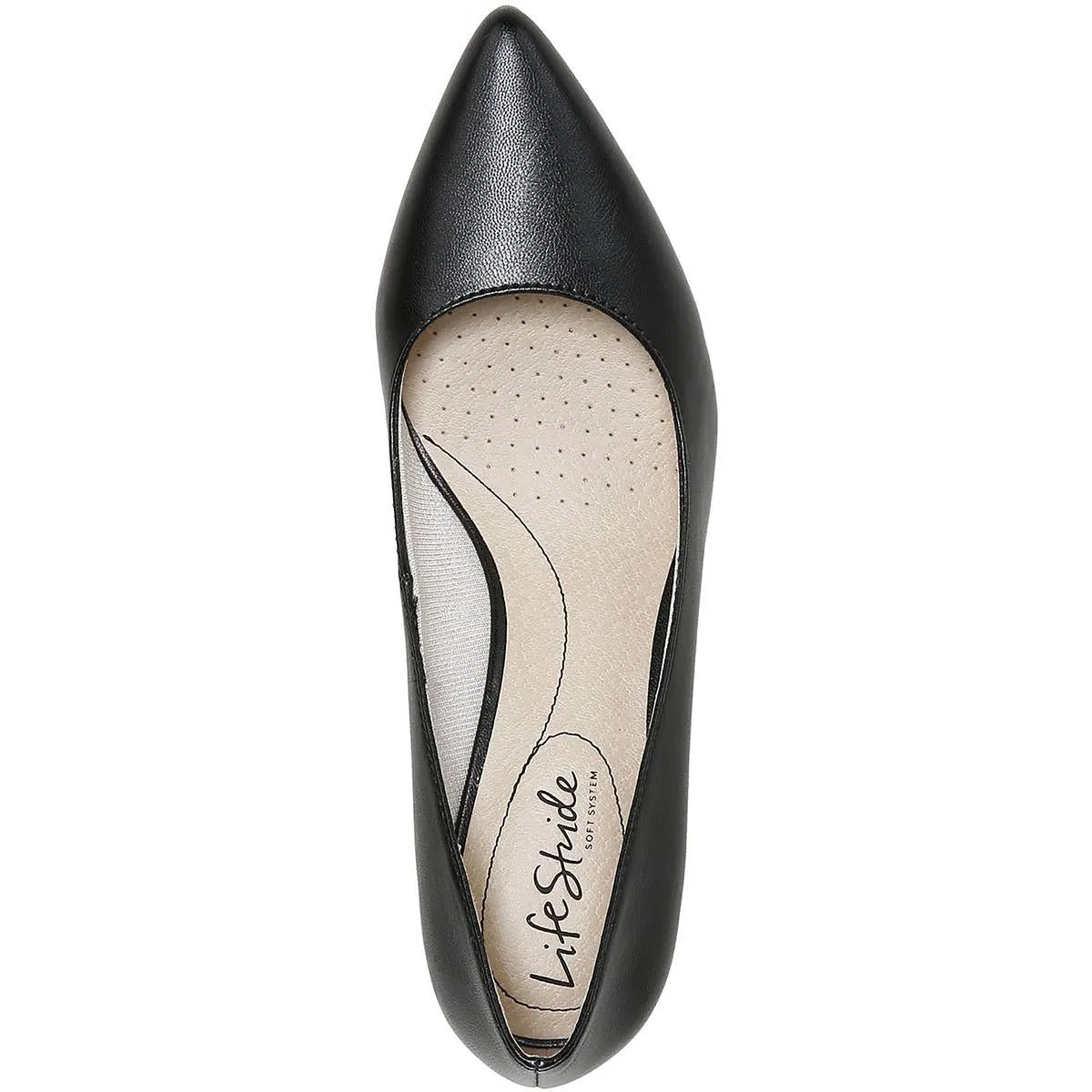 Sevyn Womens Striped Stacked Heel Pumps