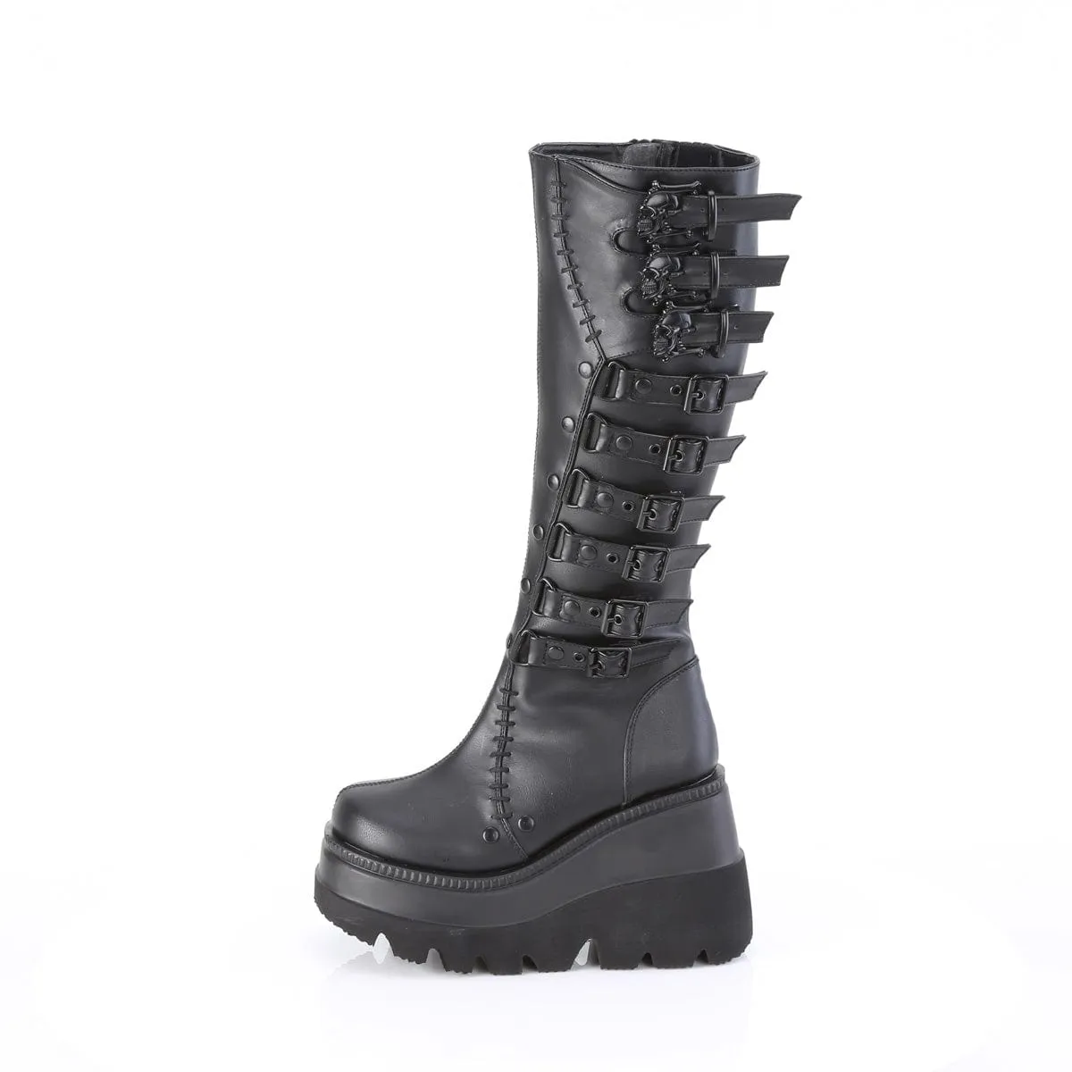 SHAKER-232 Black Vegan Leather