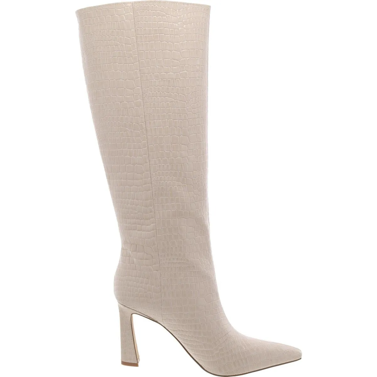 Shayna Womens Patent Pointed Toe Knee-High Boots