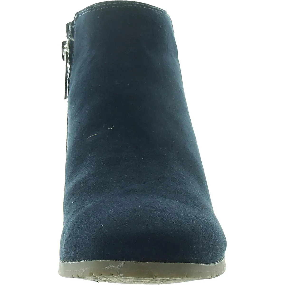 SHEA Womens Two Tone Manmade Ankle Boots