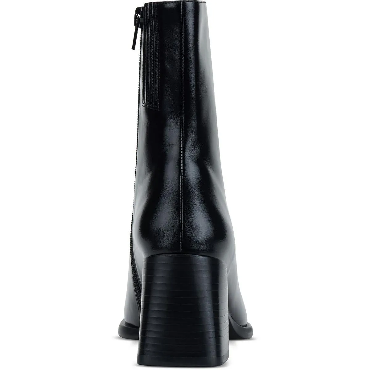 SHERPAL2 Womens Zipper Leather Ankle Boots