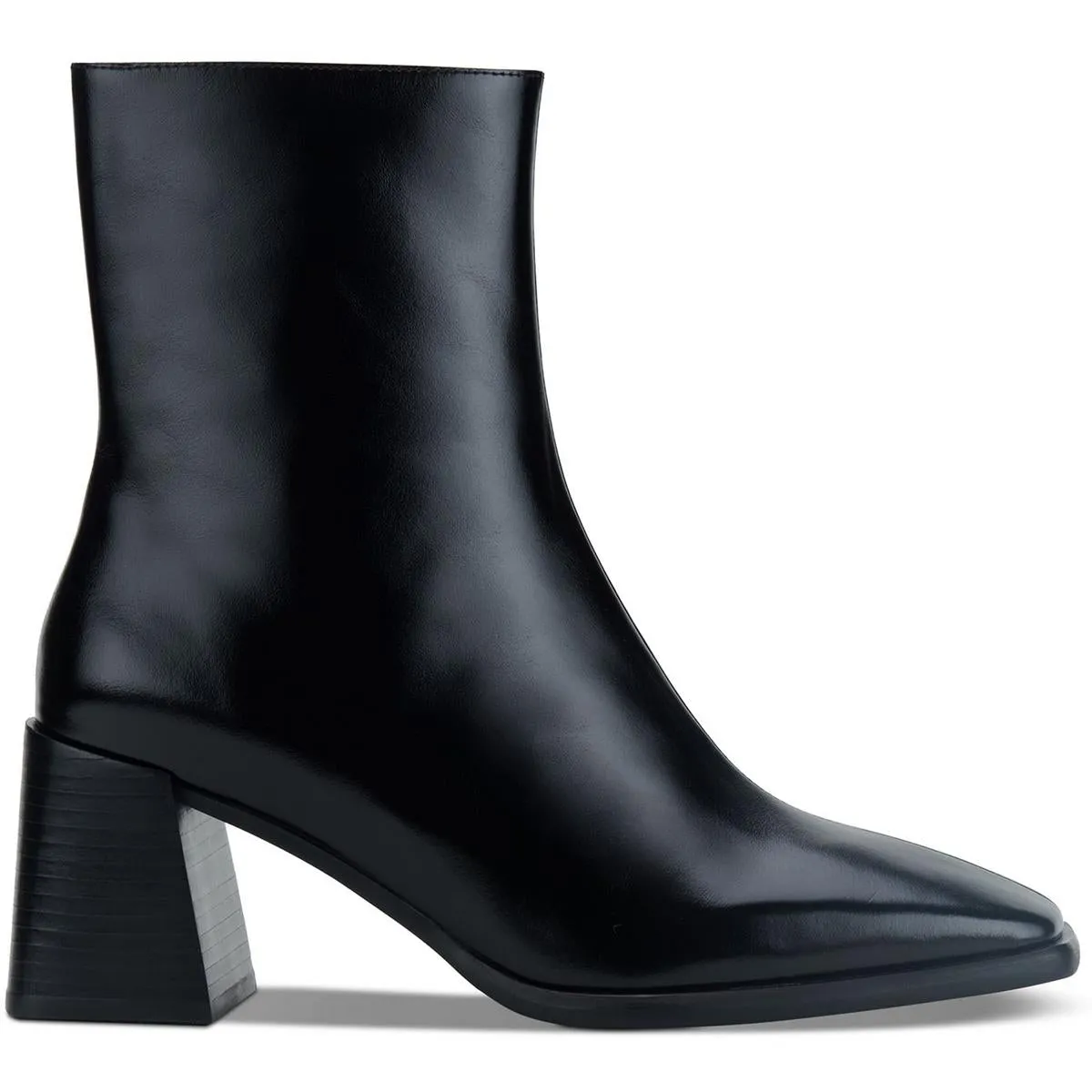 SHERPAL2 Womens Zipper Leather Ankle Boots