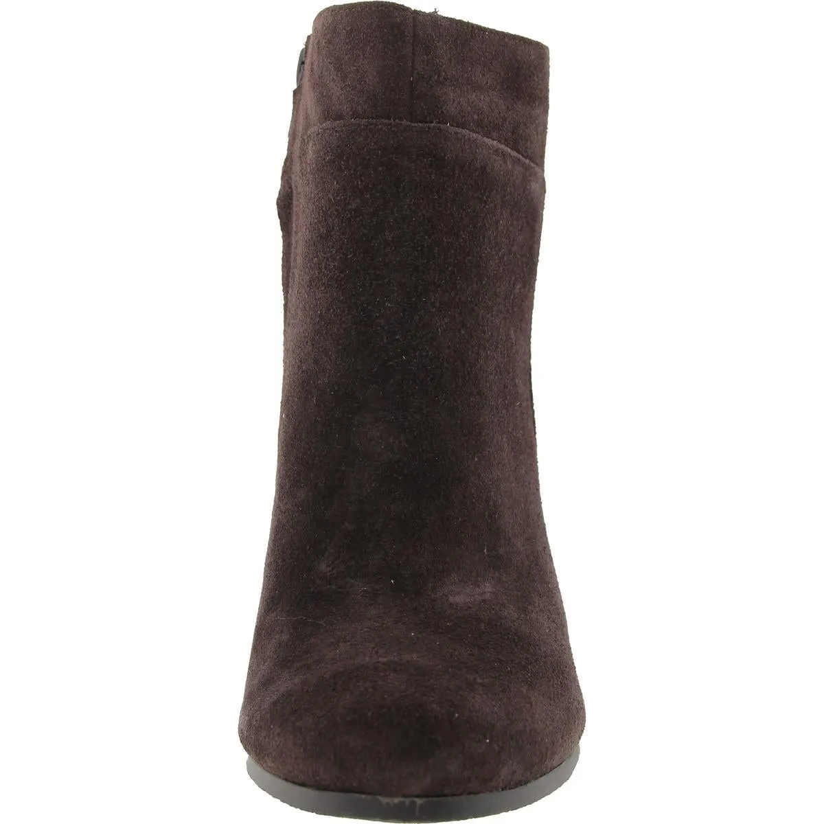 Sierra Womens Zipper Faux Suede Ankle Boots