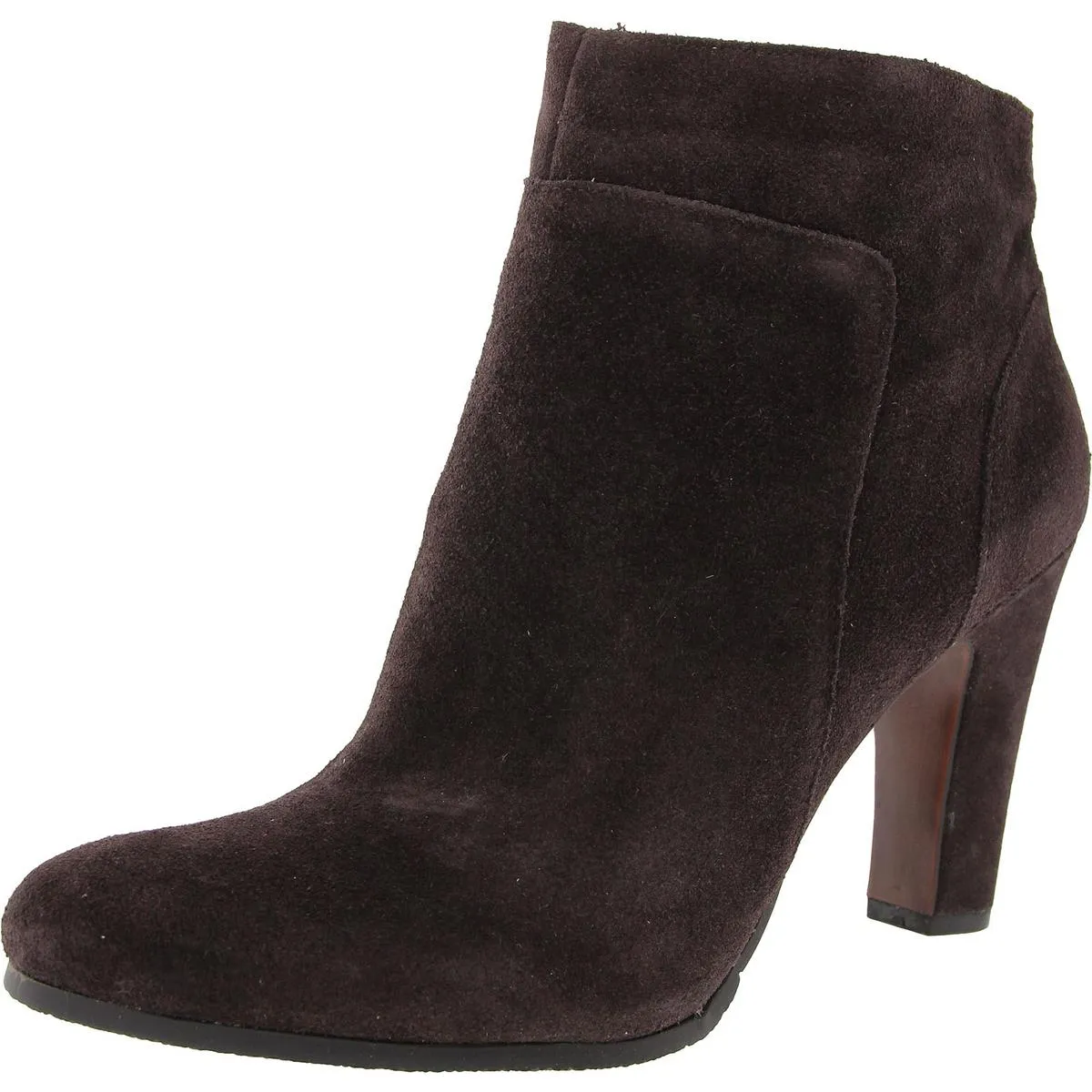 Sierra Womens Zipper Faux Suede Ankle Boots