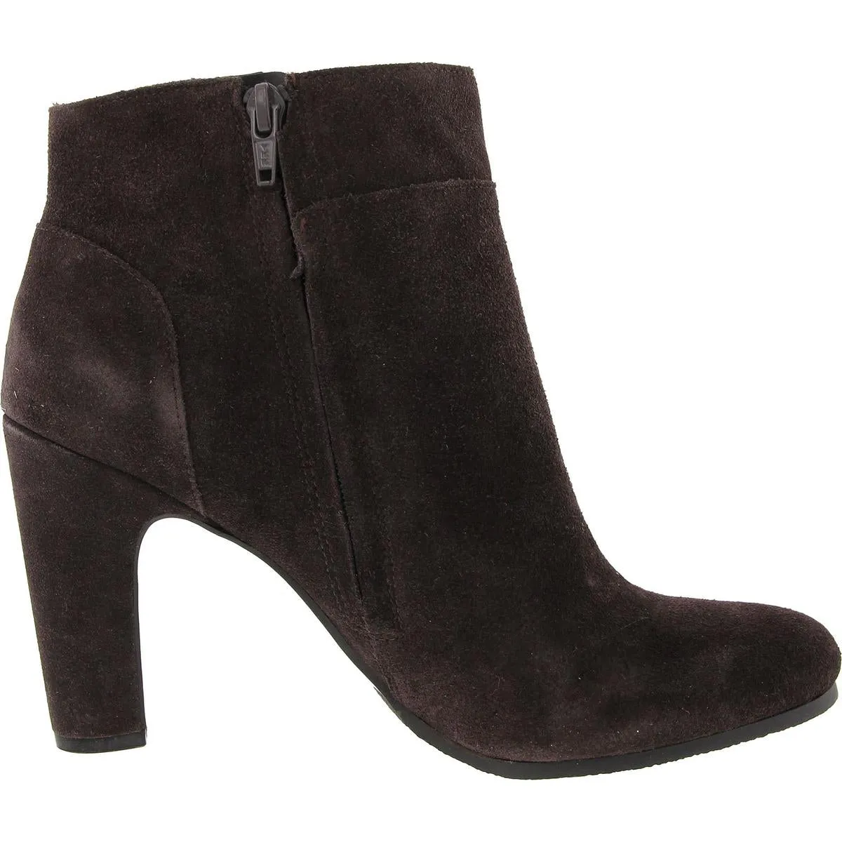Sierra Womens Zipper Faux Suede Ankle Boots