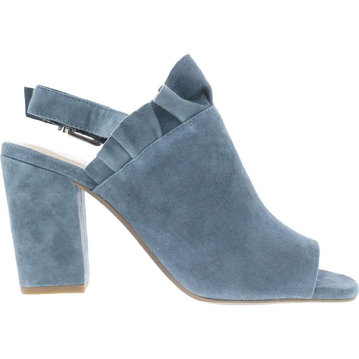 Sightseeing Womens Leather Peep Toe Mules