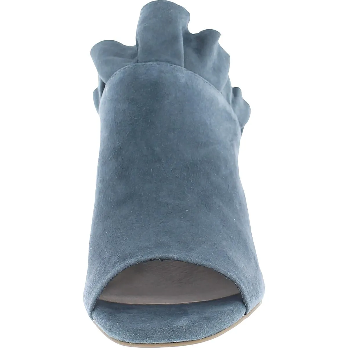 Sightseeing Womens Leather Peep Toe Mules