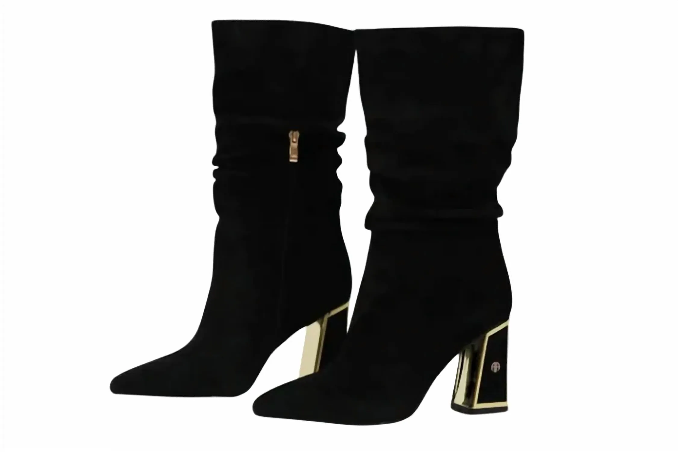 Signature Suede Boot In Black