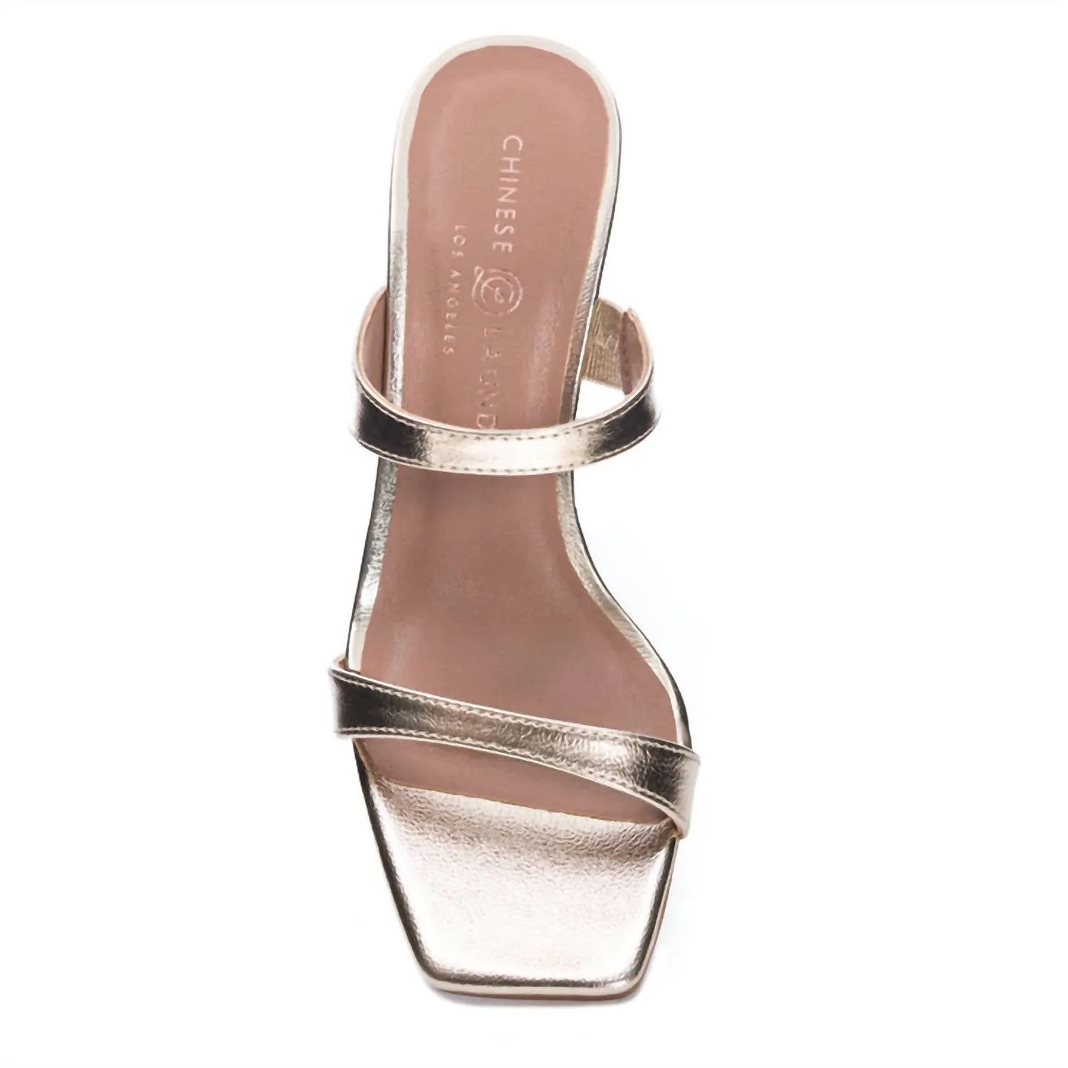 Simple Sophistication Sandals In Gold