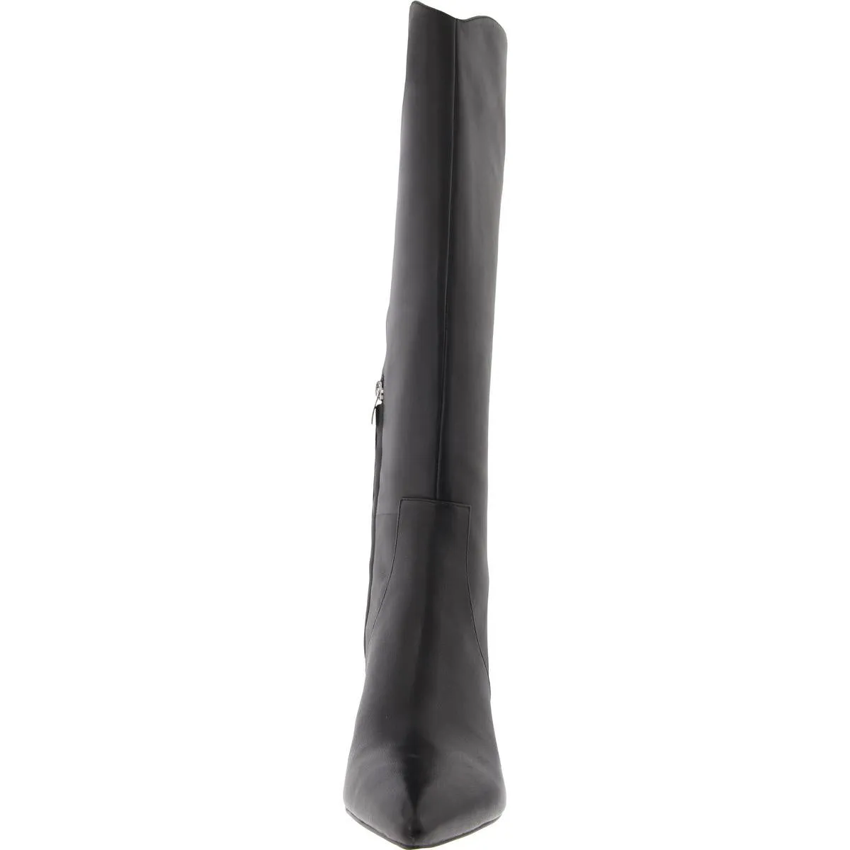 Sirena Womens Zipper Leather Knee-High Boots