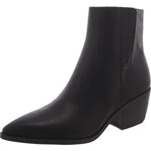 Smalls Womens Faux Leather Pointed Toe Booties