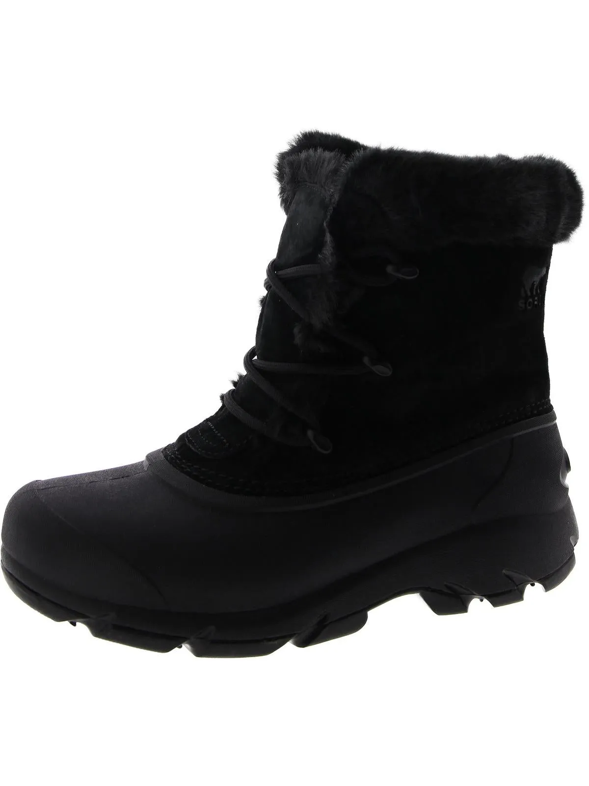 Snow Angel Womens Suede Faux Fur Lined Winter & Snow Boots