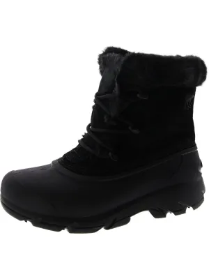 Snow Angel Womens Suede Faux Fur Lined Winter & Snow Boots