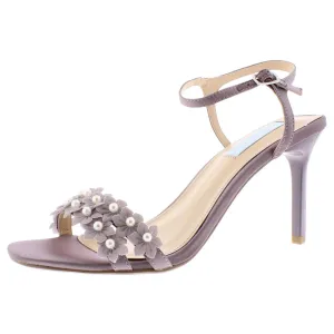 Snow Womens Flowers Bridal Dress Heels