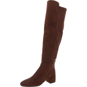 SO24F Womens Monogram Manmade Knee-High Boots