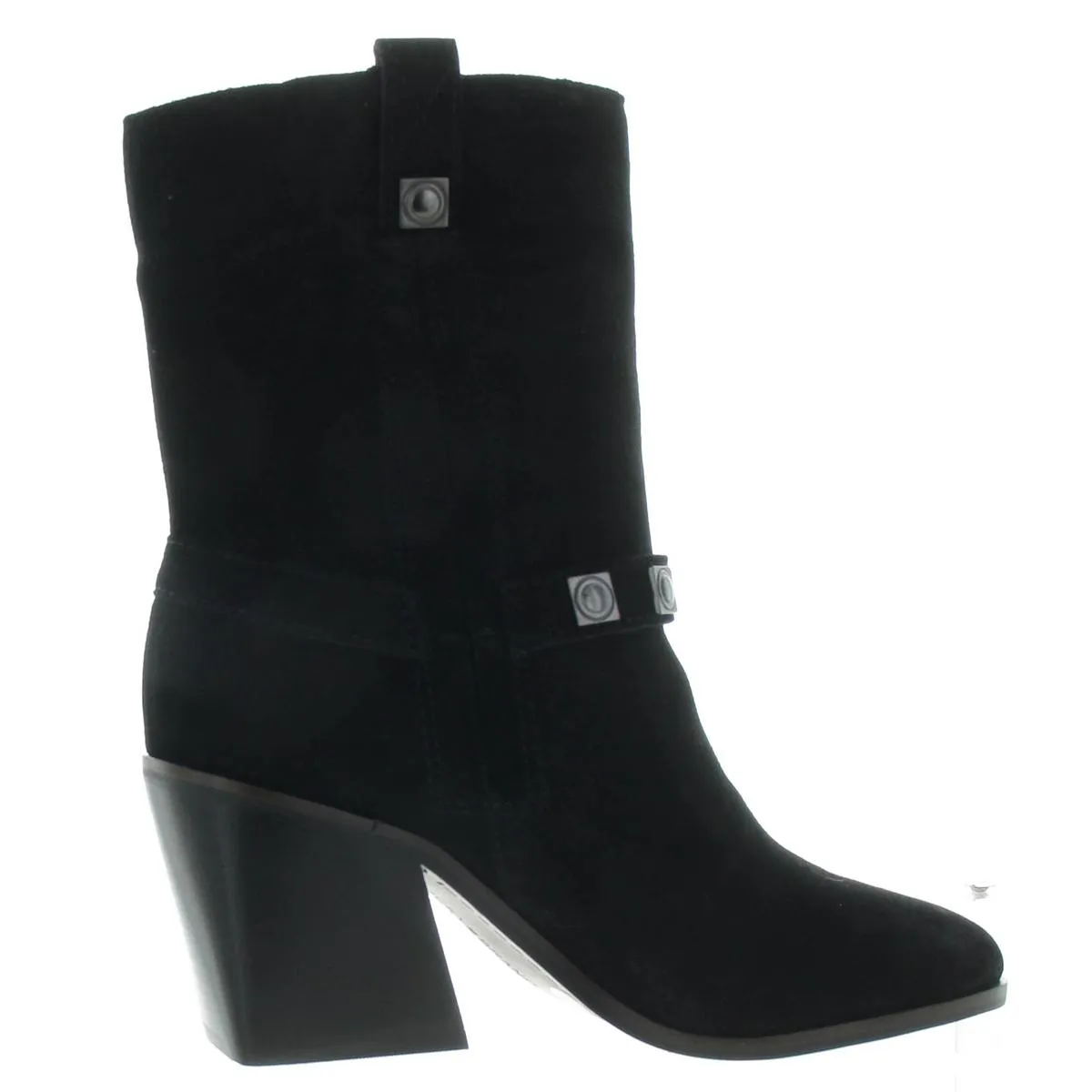 sogn Womens Buckle Leather Cowboy, Western Boots