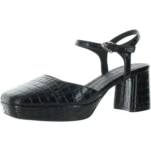 SOIR Womens Pattern Man Made Ankle Strap