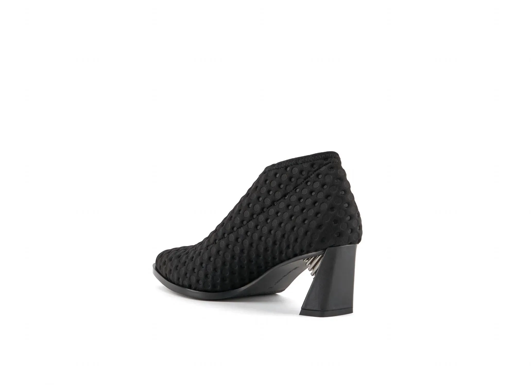 Sonar Fold Mid Heel In Black