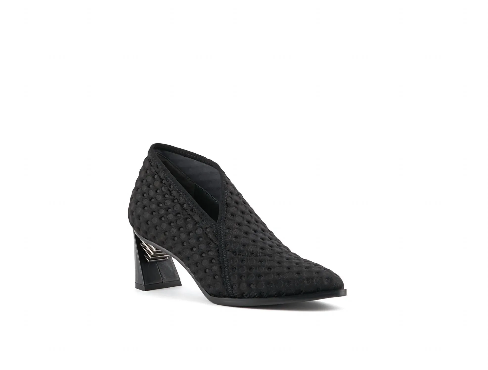 Sonar Fold Mid Heel In Black