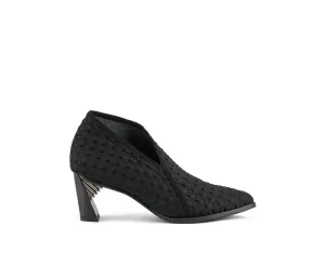 Sonar Fold Mid Heel In Black