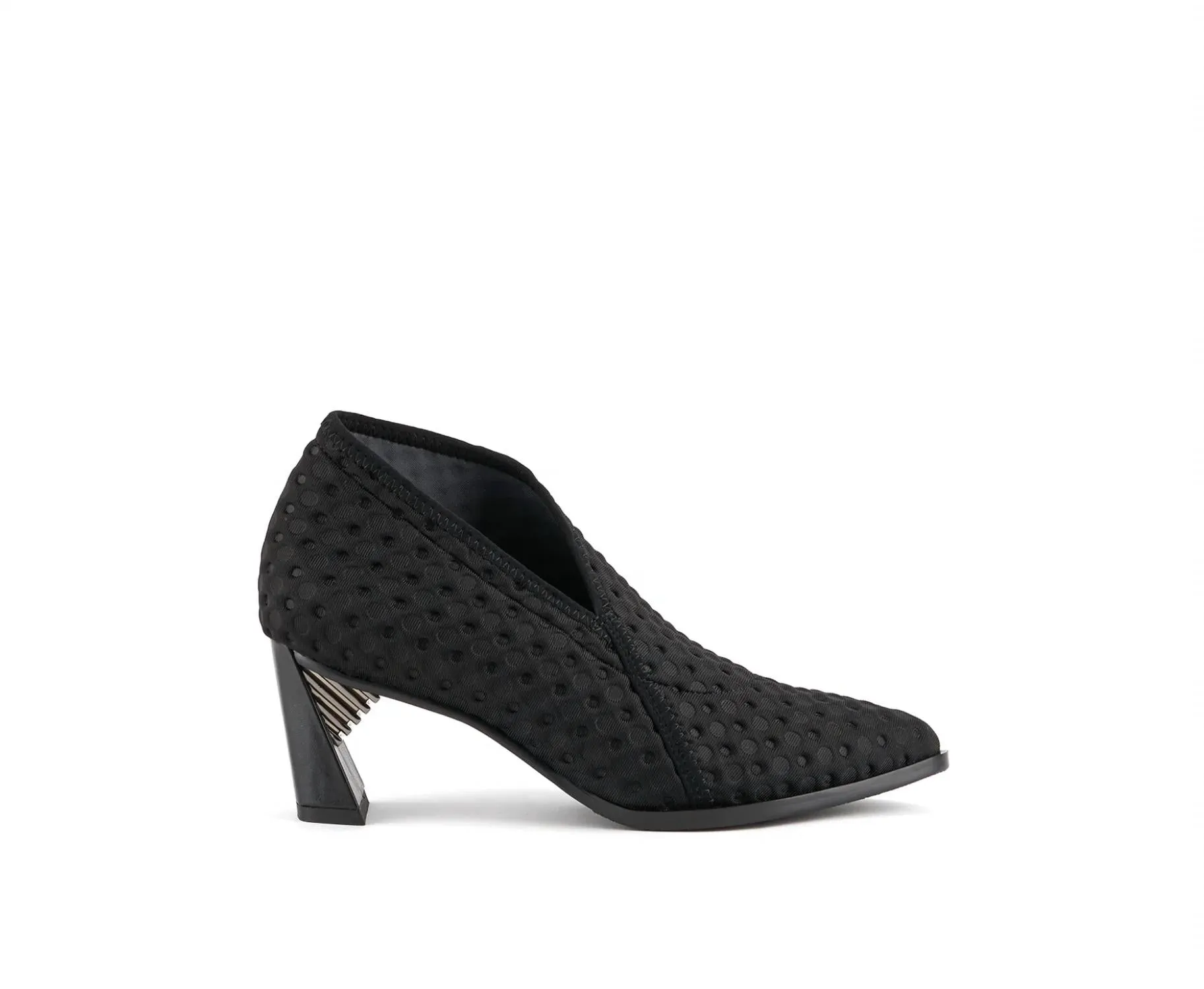 Sonar Fold Mid Heel In Black