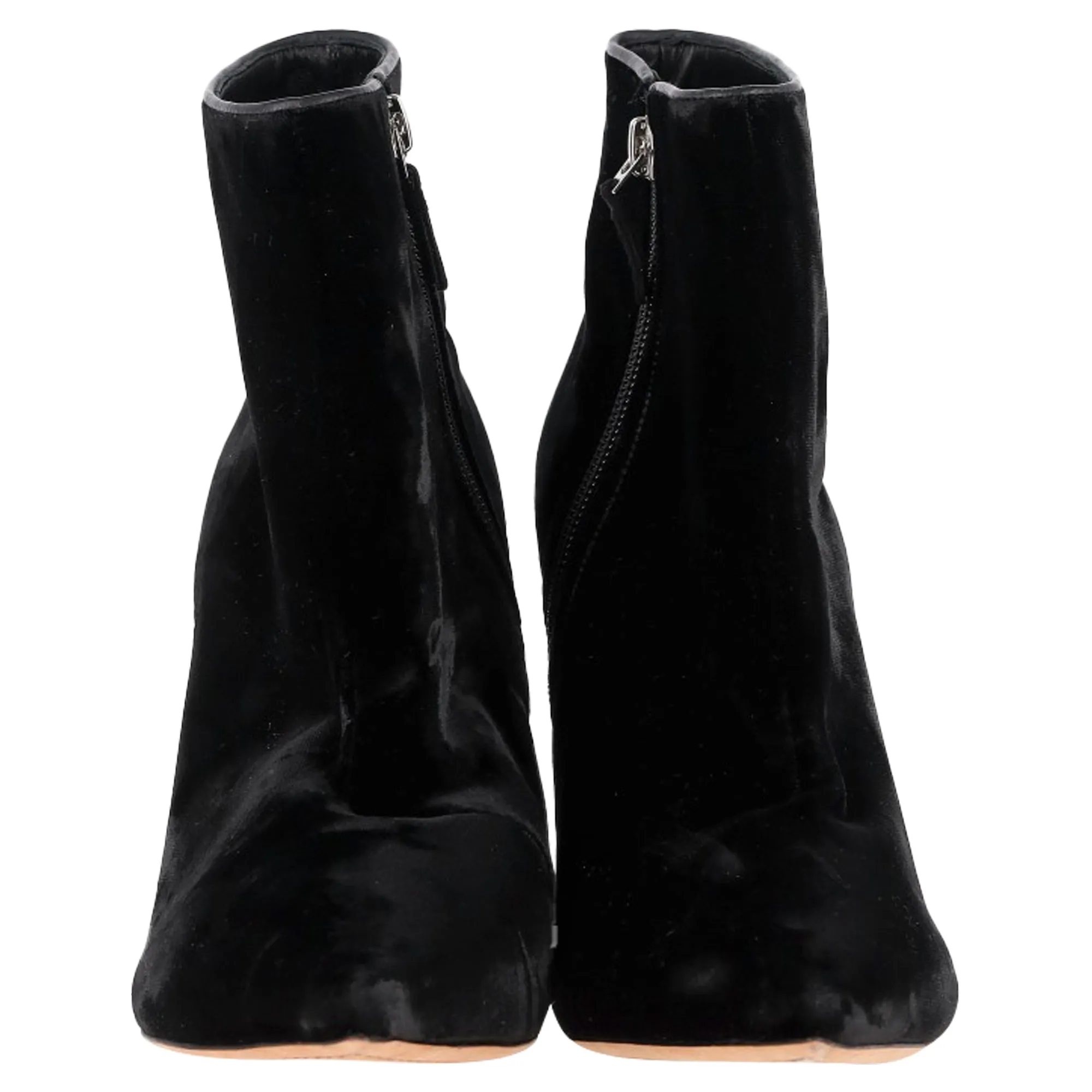 Sophia Webster Coco Crystal Embellished Boots in Black Suede