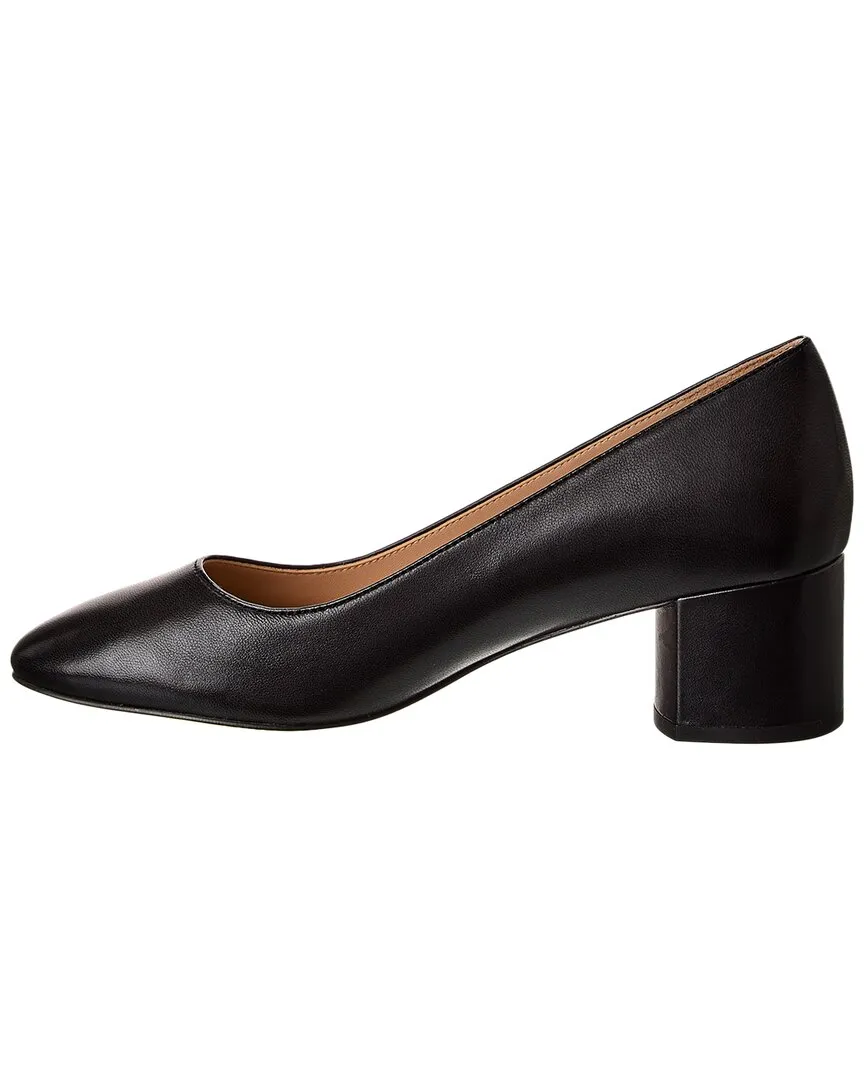 Stuart Weitzman Bridget 50 Block Leather Pump