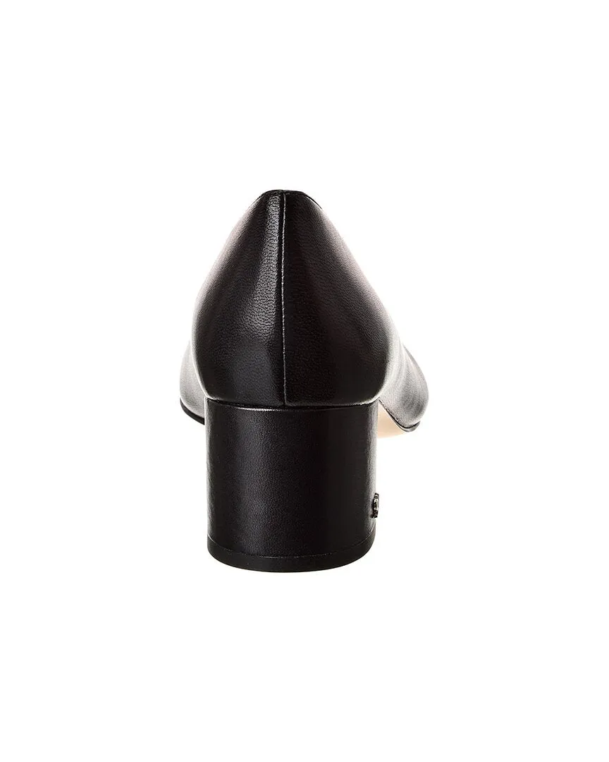 Stuart Weitzman Bridget 50 Block Leather Pump