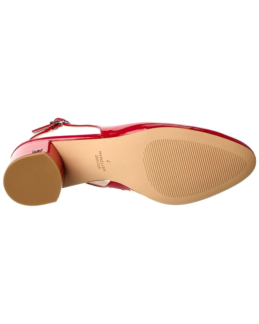 Stuart Weitzman Bridgt 50 Patent Slingback Pump