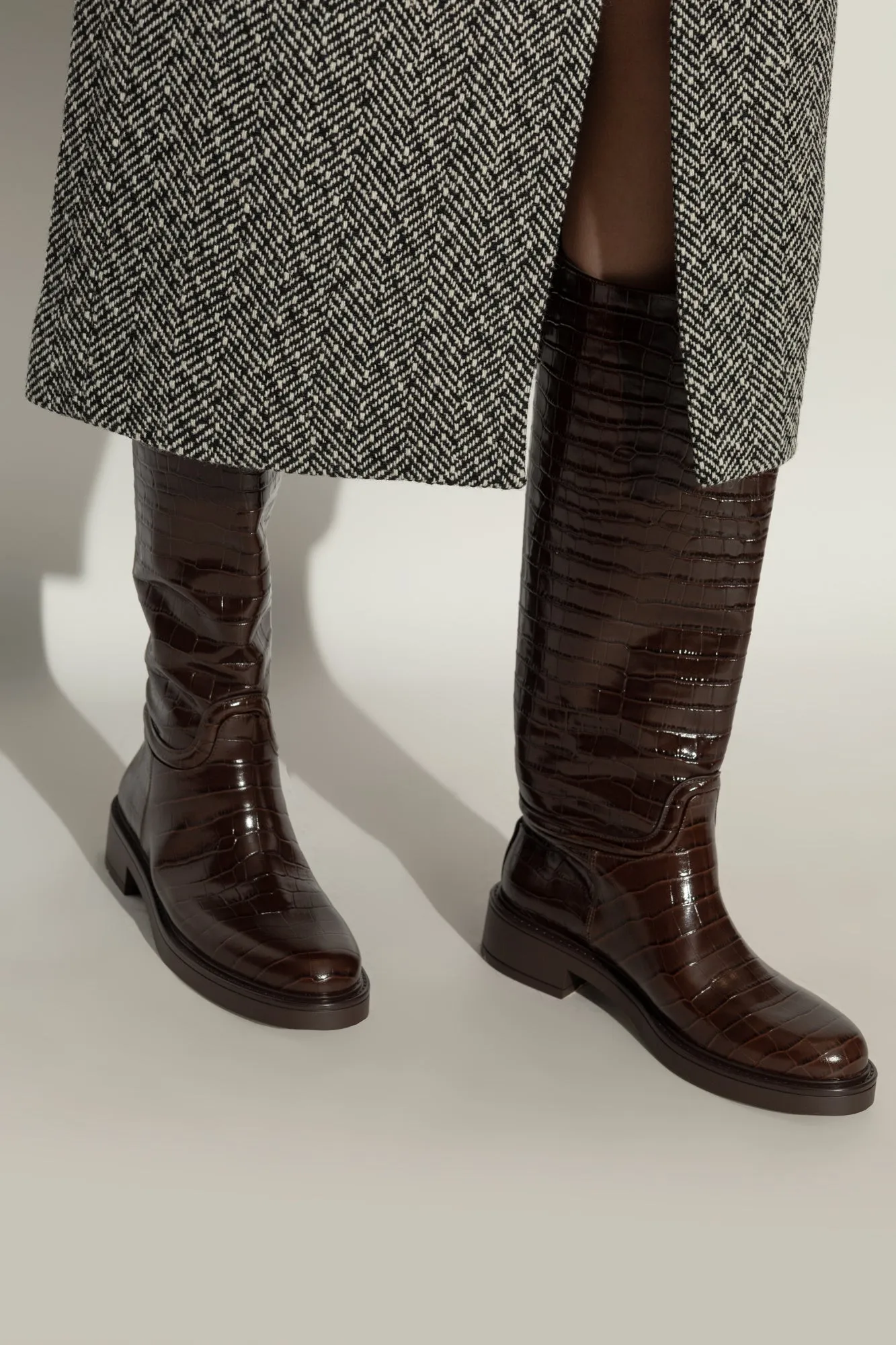 Stuart Weitzman Leather Boots Celia
