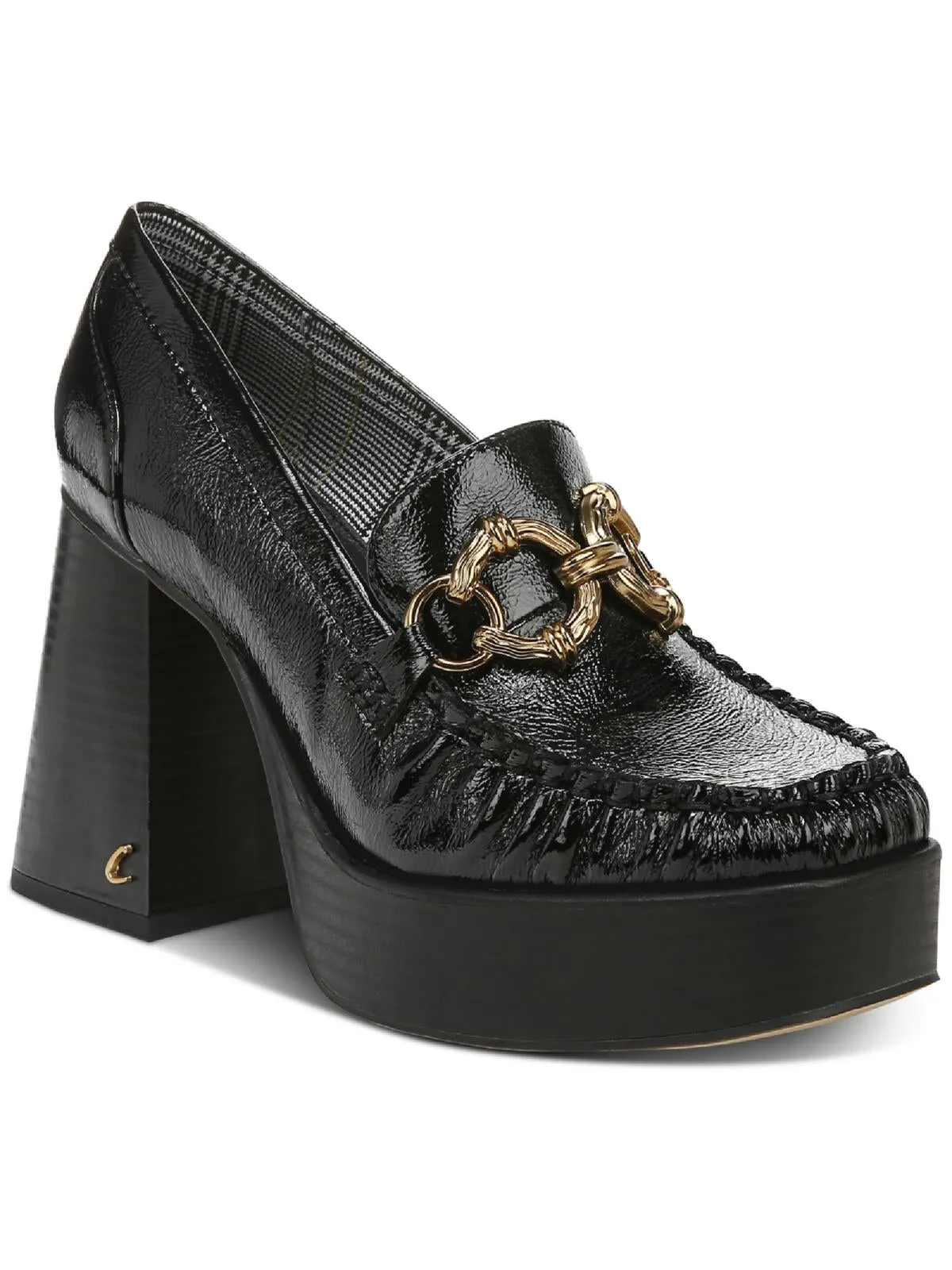 Susie Womens Loafer Platform Heels