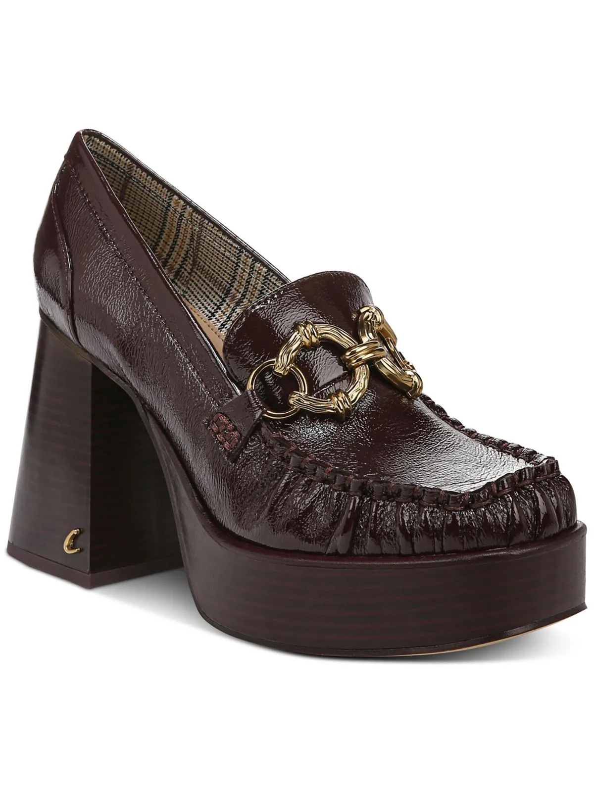 Susie Womens Loafer Platform Heels