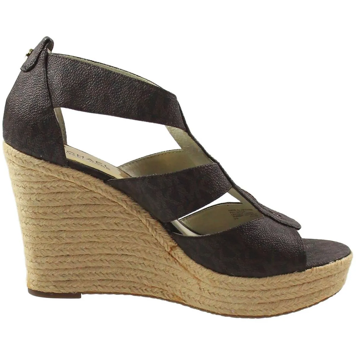 SV14K Womens Pattern Manmade Wedge Heels