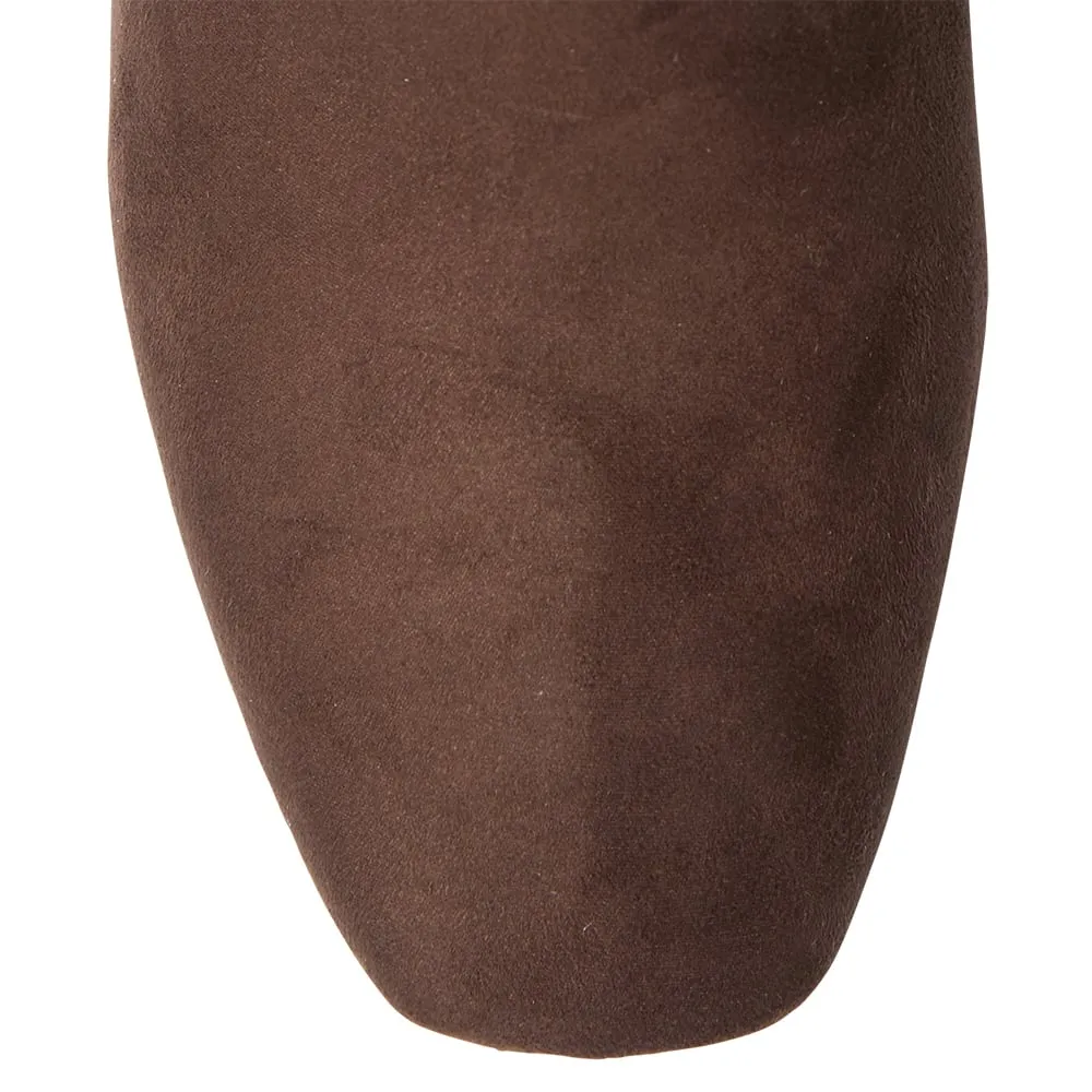 Tabby Boot in Chocolate Micro