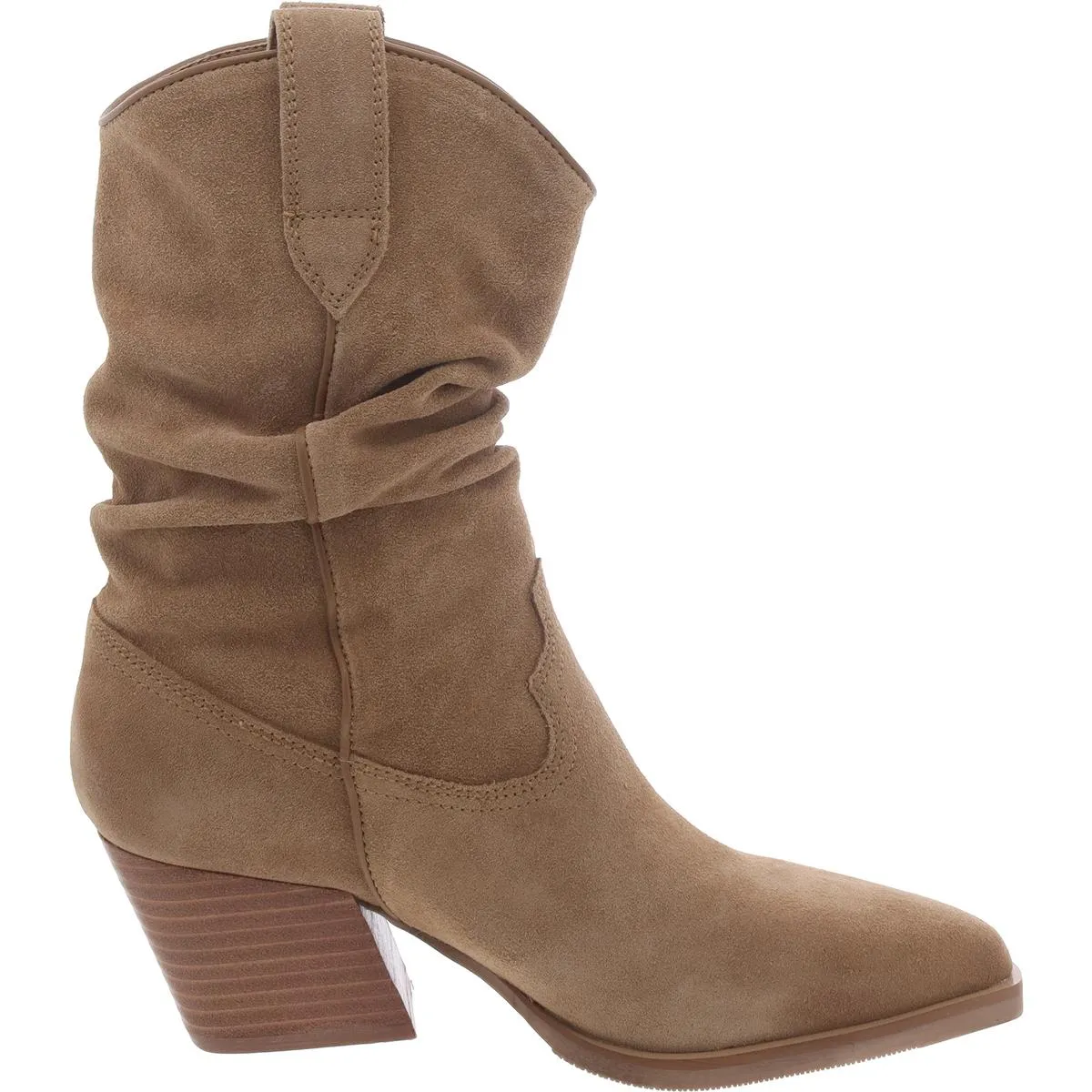 Taos Womens Suede Padded Insole Cowboy, Western Boots