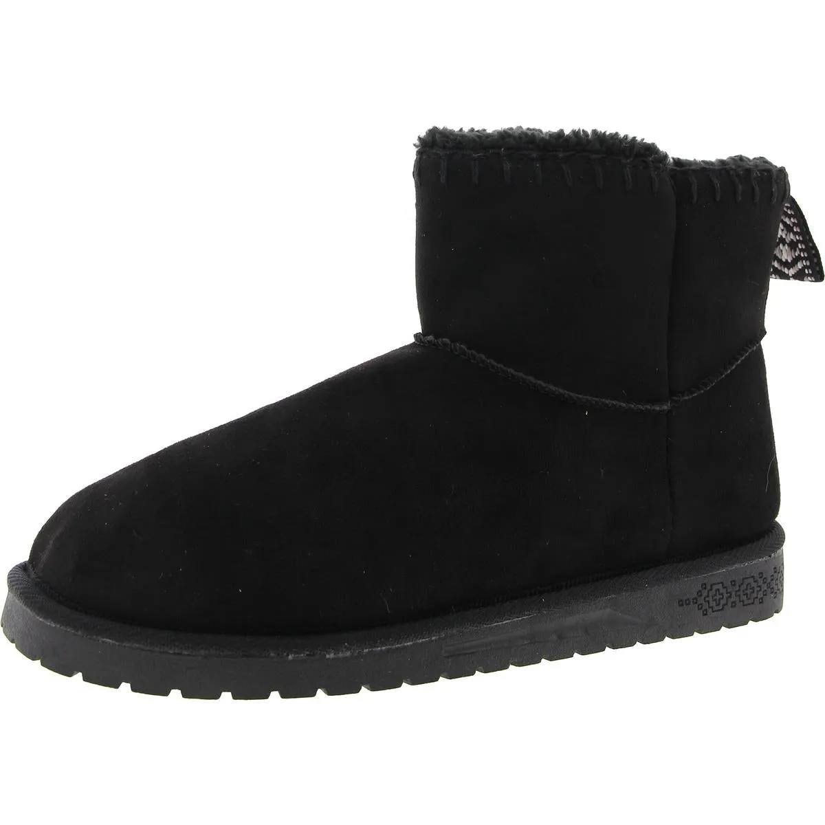Tatum Womens Faux Suede Warm Booties