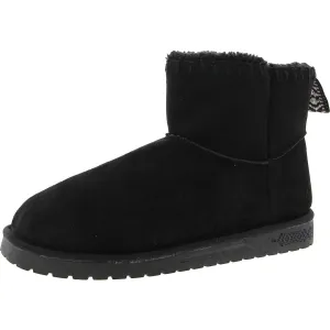Tatum Womens Faux Suede Warm Booties