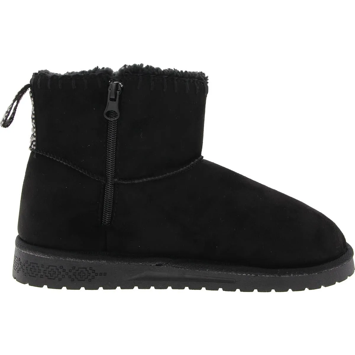 Tatum Womens Faux Suede Warm Booties