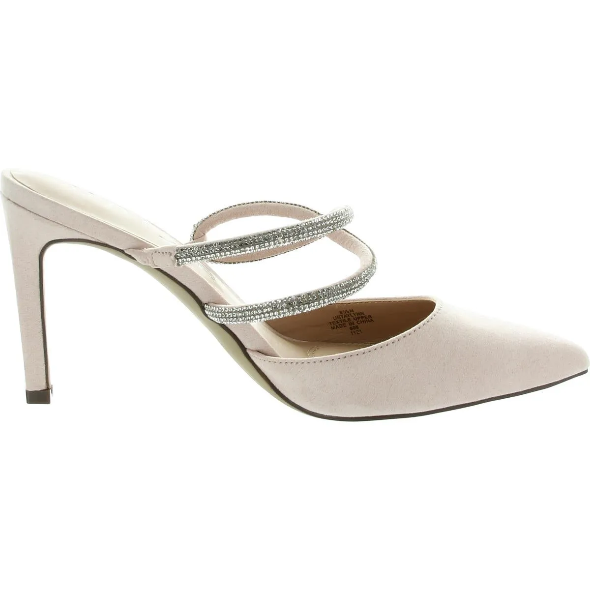 Taylynn Womens Embellished Faux Suede Pumps