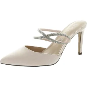 Taylynn Womens Embellished Faux Suede Pumps