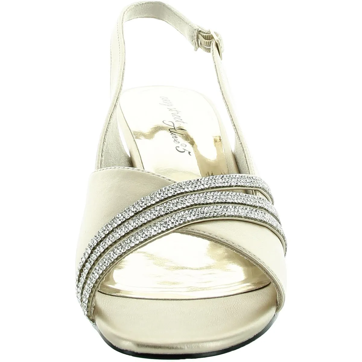 Teton Womens Adjustable Manmade Slingback Heels